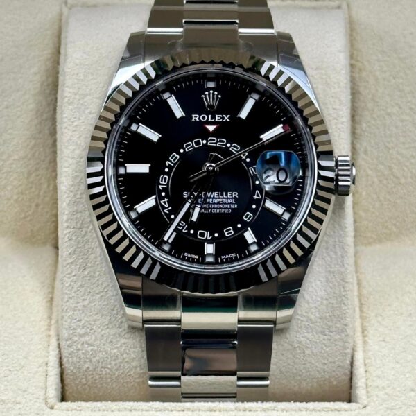 2023 Sky-Dweller 42mm 326934 Oyster Black Dial (Unworn)