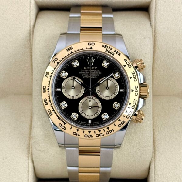 2025 Rolex Daytona 40mm 126503 Two-Tone Black Diamond Dial (Unworn)