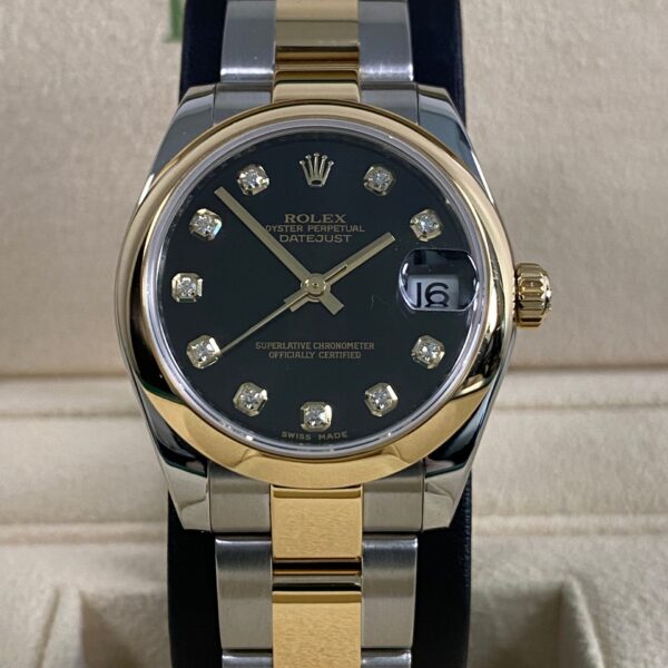Rolex Datejust 31 - 2021 - Black Diamond Dial - 178243 *FULL SET*