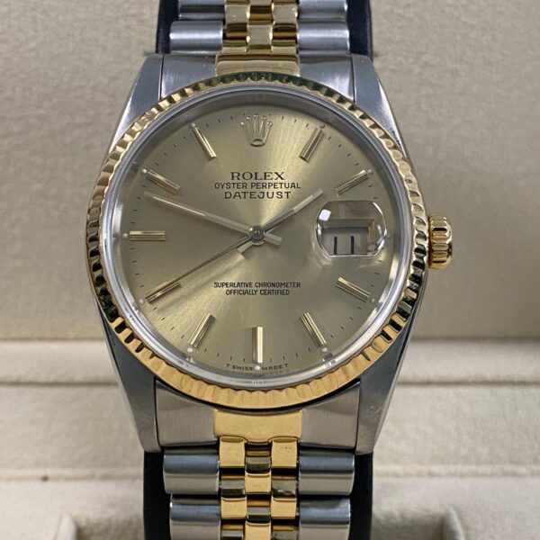 Rolex Datejust 36 - 1989 - Champagne Index Dial - 16233