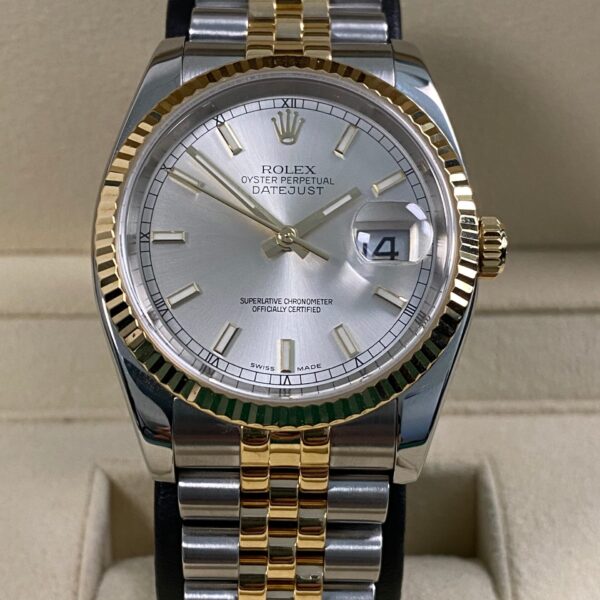 Rolex Datejust 36 - 2006 - Silver Index Dial - 116233 *FULL SET*
