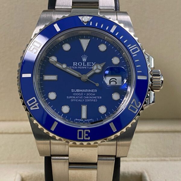 Rolex Submariner Date - 2020 - "Smurf" - 116619LB *FULL SET*