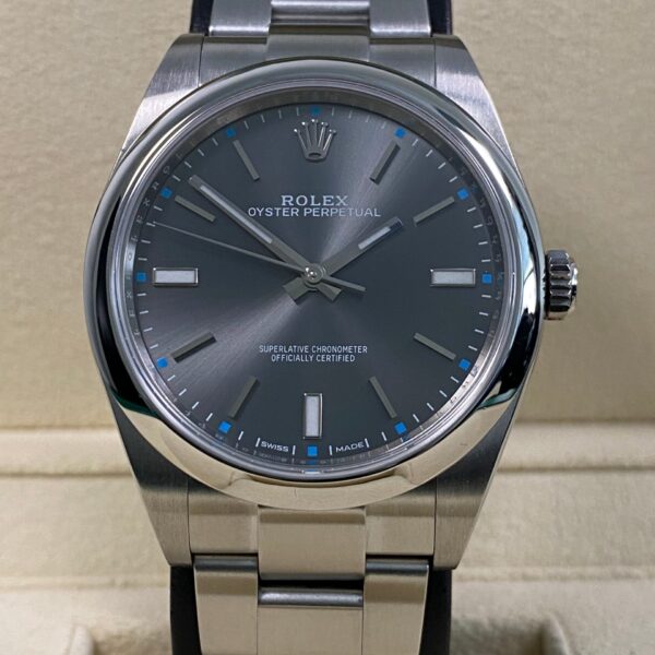 Rolex Oyster Perpetual 39 - 2020 - Grey Dial - 114300 *FULL SET*