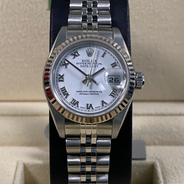 Rolex Lady-Datejust - 2004 - White Roman Dial - 79174 *FULL SET*