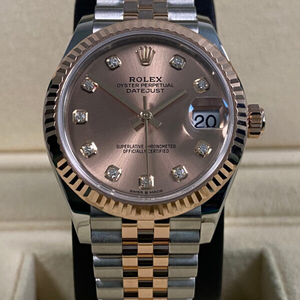 Rolex Datejust 31 - 2021 - Pink Diamond Dial - 278271 *FULL SET*