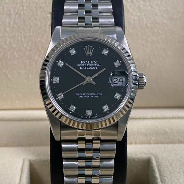 Rolex Datejust 31 - 1989 - Black Diamond Dial - 68274