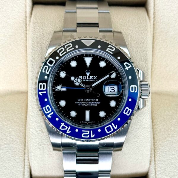 OLD STOCK 2017 Rolex GMT-Master II “Batman” 40mm 116710BLNR Oyster (Unworn)