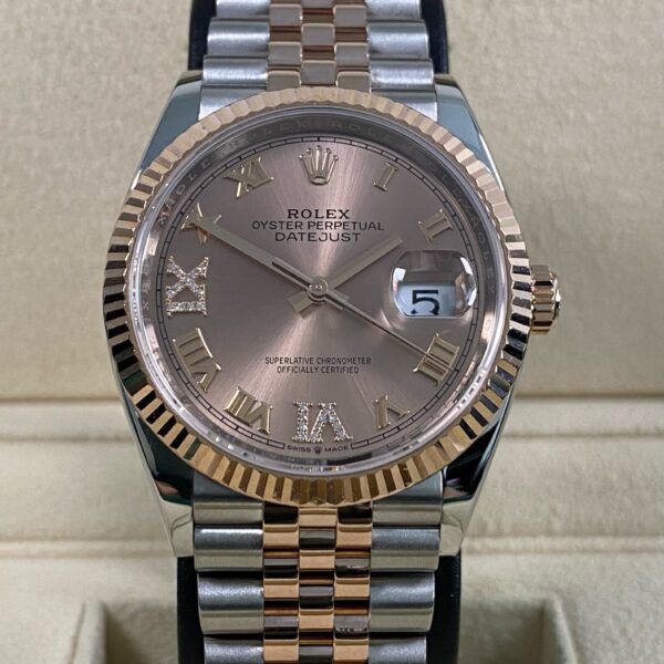Rolex Datejust 36 - 2020 - Pink Roman Dial - 126231 *FULL SET*