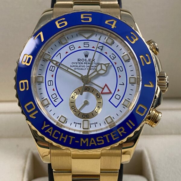 Rolex Yacht-Master II - 2020 - White Dial Mercedes Hands - 116688 *FULL SET*
