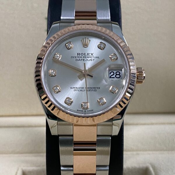 Rolex Datejust 31 - 2020 - Silver Diamond Dial - 278271 *FULL SET*
