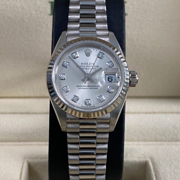 Rolex Lady-Datejust - 1990 - Silver Diamond Dial - 79179