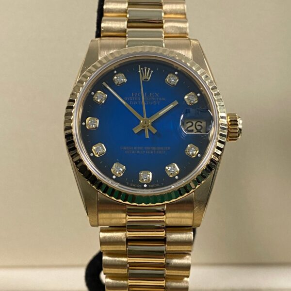 Rolex Datejust 31 - 1993 - Blue Vignette Diamond Dial - 68278