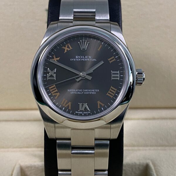 Rolex Oyster Perpetual 31 - 2019 - Slate Grey Roman Dial - 177200 *FULL SET*