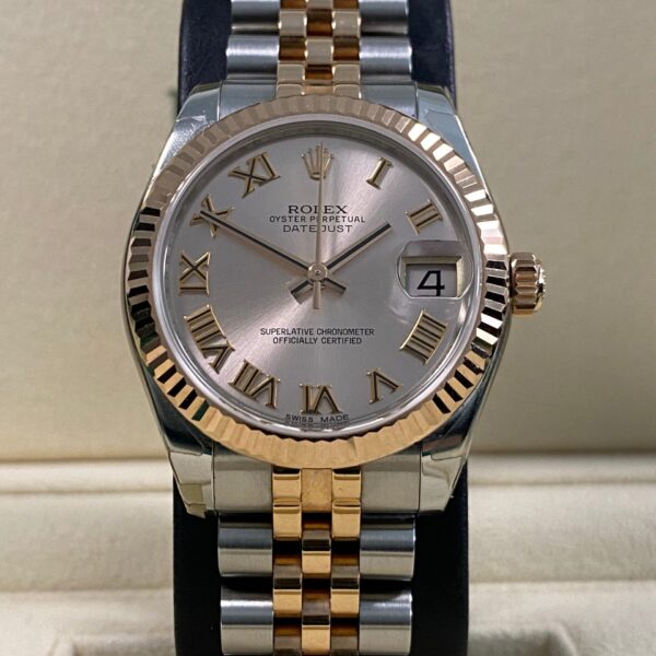Rolex Datejust 31 - 2013 - Pink Roman Dial - 178271 *UNPOLISHED*