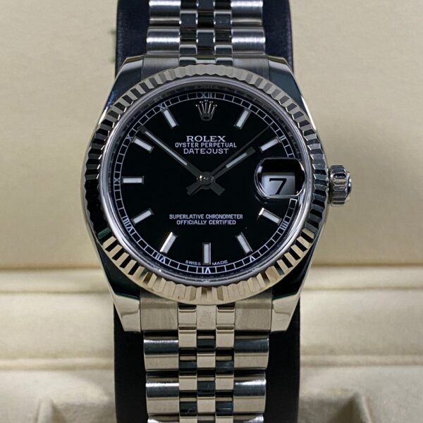 Rolex Datejust 31 - 2018 - Black Index Dial - 178274 *FULL SET*