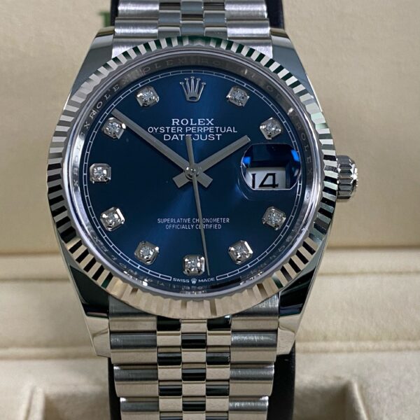 Rolex Datejust 36 - 2025 - Blue Diamond Dial - 126234 *FULL SET*