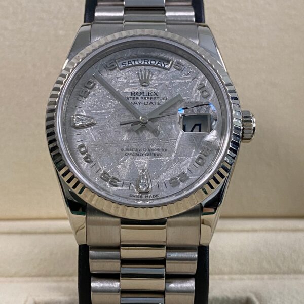 Rolex Day-Date 36 - Meteorite Tear Drop Dial - 118239 *RSC CARD*