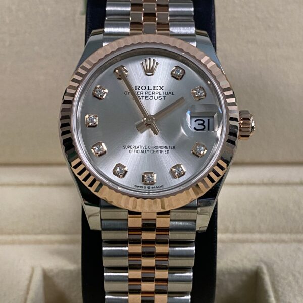 Rolex Datejust 31 - 2025 - Silver Diamond Dial - 278271 *FULL SET*
