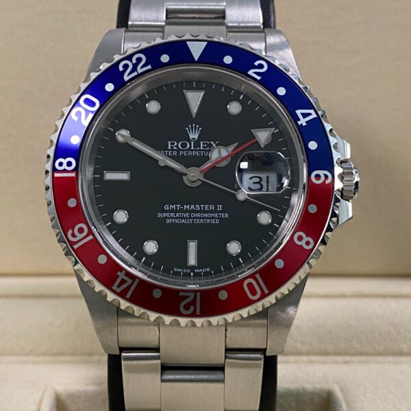 Rolex GMT-Master II - 2001 - "Pepsi" - 16710 *UNPOLISHED*
