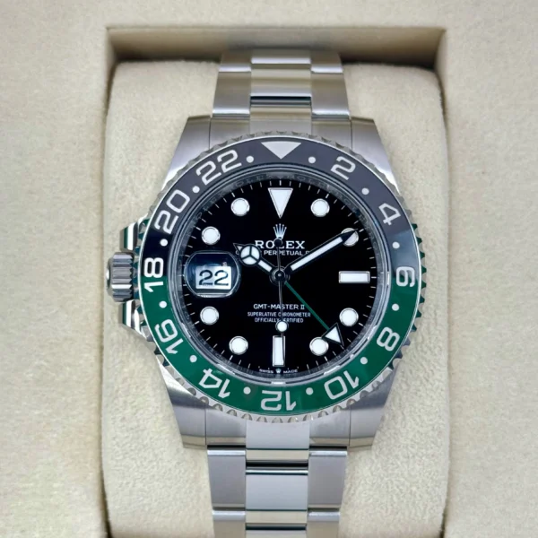 2026 Rolex GMT-Master II “Sprite” 40mm 126720VTNR-0001 Stainless Steel Oyster Bracelet Black Dial (Unworn)
