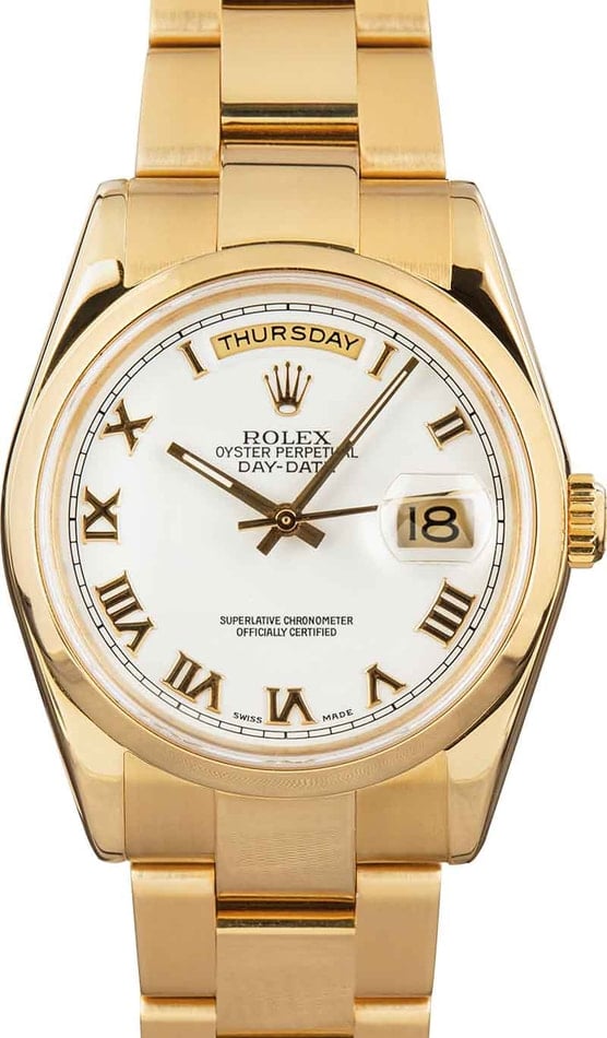 Pre-Owned Rolex Day-Date 118208 Oyster Bracelet