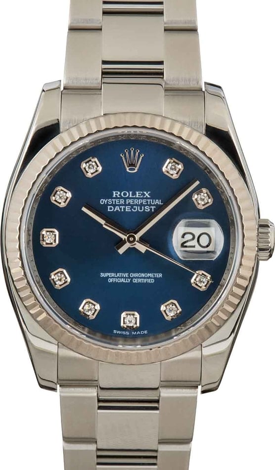 Men’s Rolex Datejust 116234 Diamond Dial