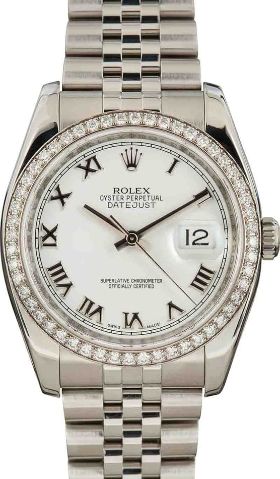 Pre-Owned Rolex Diamond Datejust 116244