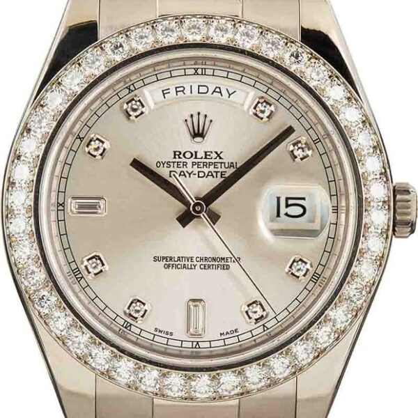 Rolex Day-Date II Ref 218349 18k White Gold