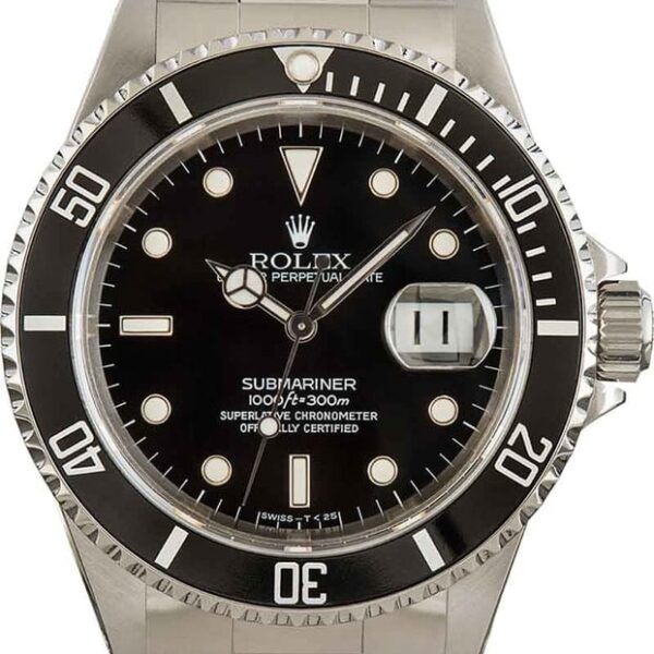 Rolex Submariner Black Dial 16610
