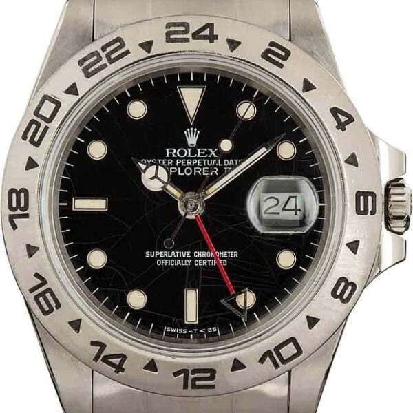 Vintage Rolex Explorer 16550 Black Spider Dial
